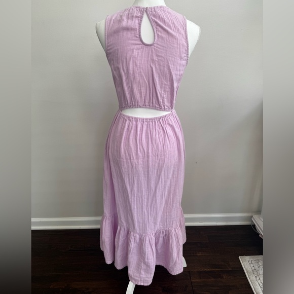 Pact Light Purple Sleeveless Midi Dress - Picture 7 of 10